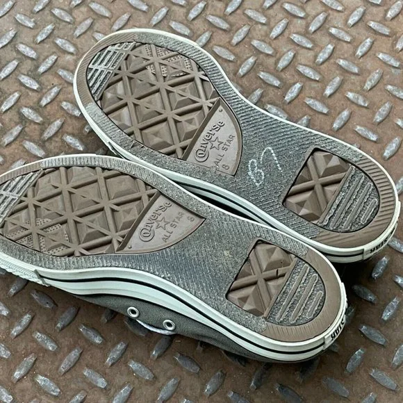 Converse All Star Shoes Lace Up GrayWhite Unisex Sneaker Size 8Men 10Women - Picture 12 of 12